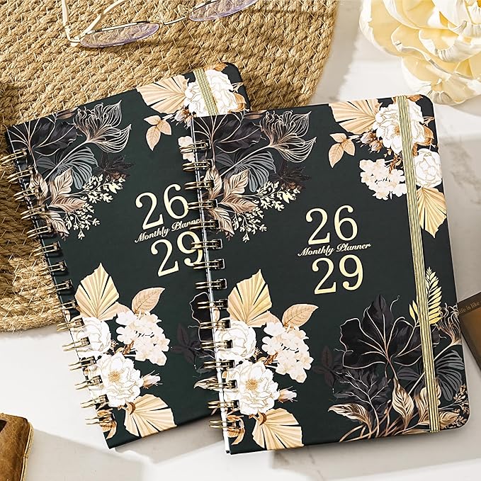 2026-2029 Monthly Planner/Calendar - 3 Year Monthly Planner 2026-2029, July 2026 - June 2029, 6.3" x8.4", 3 Year Calendar with Tabs, Hardcover, Inner Pocket