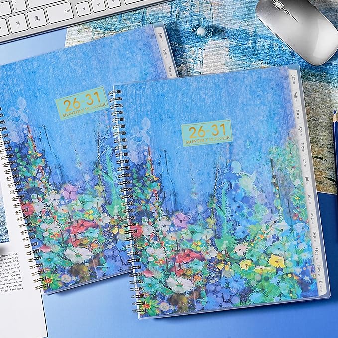 2026-2031 Monthly Planner - JUL. 2026 - JUN. 2031, 5 Year Monthly Calendar 2026-2031, 11" x 9", 60-Months 5 Year Calendar Planner, Tabs, Back Pocket, Holidays, Twin-Wire Binding, Note Pages