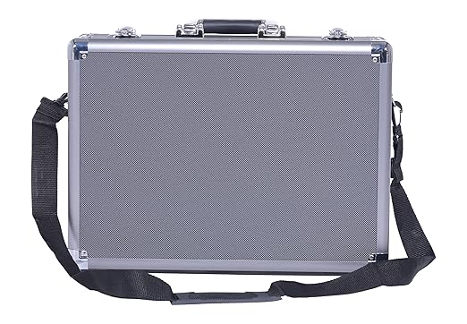 Vestil CASE-1813 Aluminum Carrying Case 18 In. x 14-1/2 In. Silver