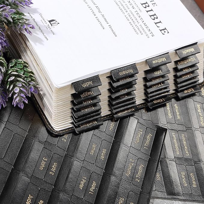 Mr. Pen- Catholic Leather Bible Tabs, 160 Tabs, Laminated Bible Tabs for Women and Men, Bible Tabs for Study Bible, Bible Index Tabs, Bible Book Tabs, Bible Labels Tabs, Mr. Pen Bible Tabs