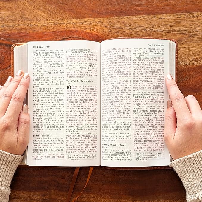 Farm and Posh Personalized NIV Personal Bible with Crown of Thorns | Large Print (Brown Knight Standing Solo)