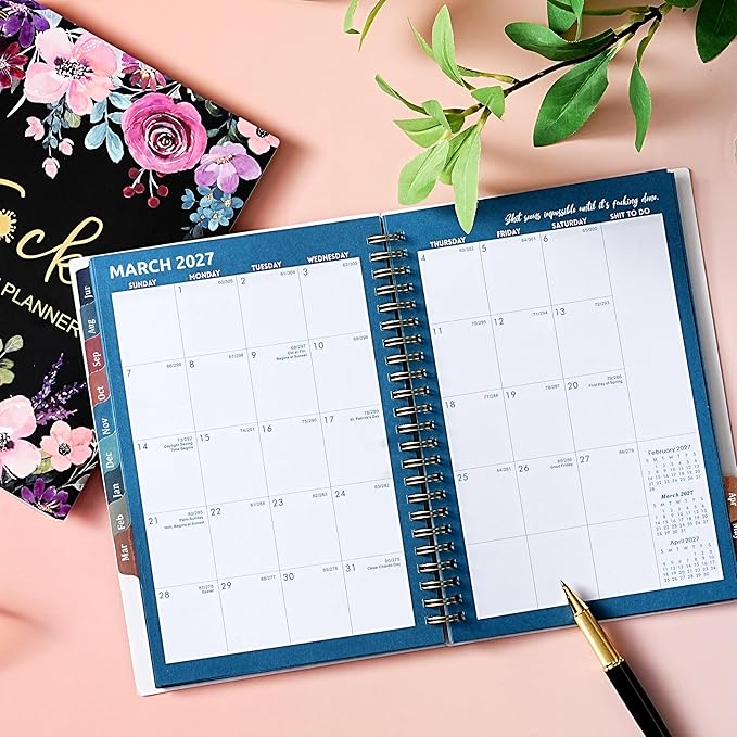 Planner 2026-2027, Fu-ck It Academic Planner 2026-2027 for Women, JULY 2026 - JUNE 2027, 6.5" x 8.5", 12-month Funn-y Weekly and Monthly Planner, 26-27 Calendar Planner with Badas-s Quotations, Colorful Tabs, Gifts for Women