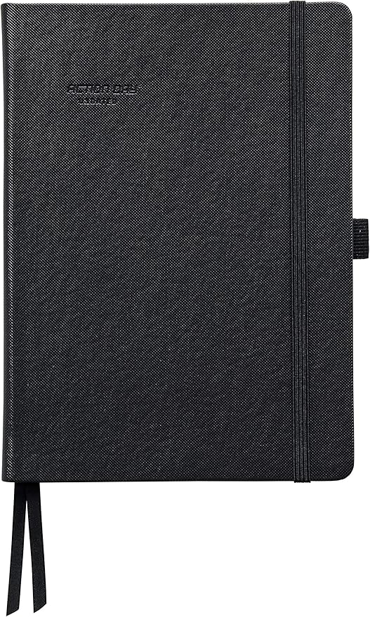 Undated Academic Weekly and Monthly Planner by Action Day - Stay Organized, Achieve Goals & Get More Done with a Proven Productivity System, 7x9, Black