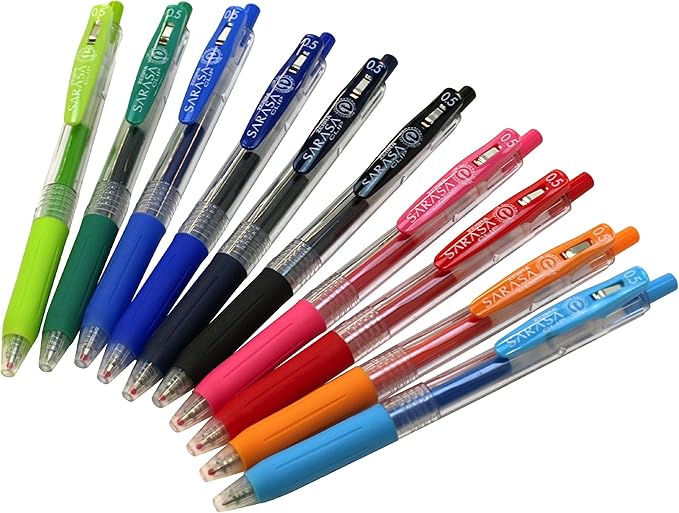 Zebra Sarasa Clip Pen 0.5 mm, Pink (JJ15-P)