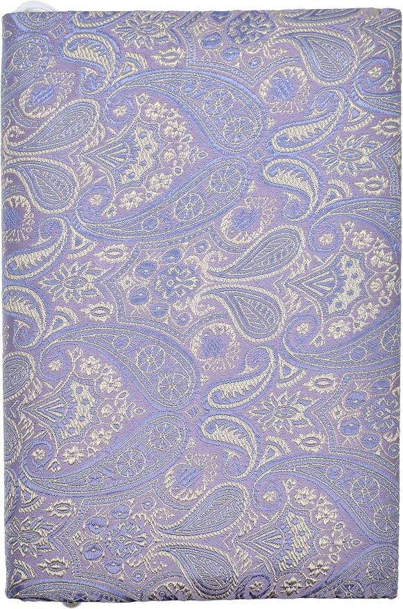 BLBMH 5x8 Book Cover | Handmade Non-Stretch Fabric Sleeve with Bookmark | for Paperback Bible Journal | Privacy Reading Gift for Women - HY Purple
