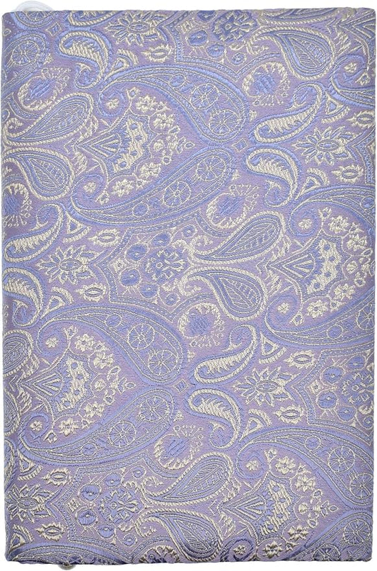 BLBMH 5x8 Book Cover | Handmade Non-Stretch Fabric Sleeve with Bookmark | for Paperback Bible Journal | Privacy Reading Gift for Women - HY Purple