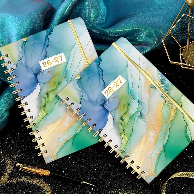 Planner 2026-2027 - 2026-2027 Planner, Jul. 2026 - Jun. 2027, 26-27 Planners Weekly and Monthly, Calendar Planner, 6.3" x 8.4", Tabs, Hardcover, Back Pocket