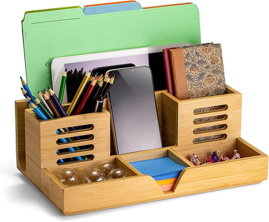 Achieva Bamboo Desk Organizer (71001)