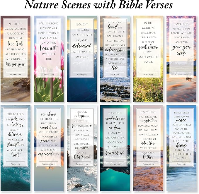 Be Not Afraid Bible Verse Bookmarks - Pack of 48