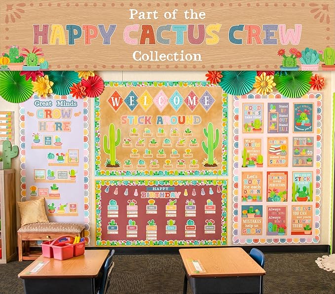Teacher Created Resources Happy Cactus Crew Stickers (TCR6962)