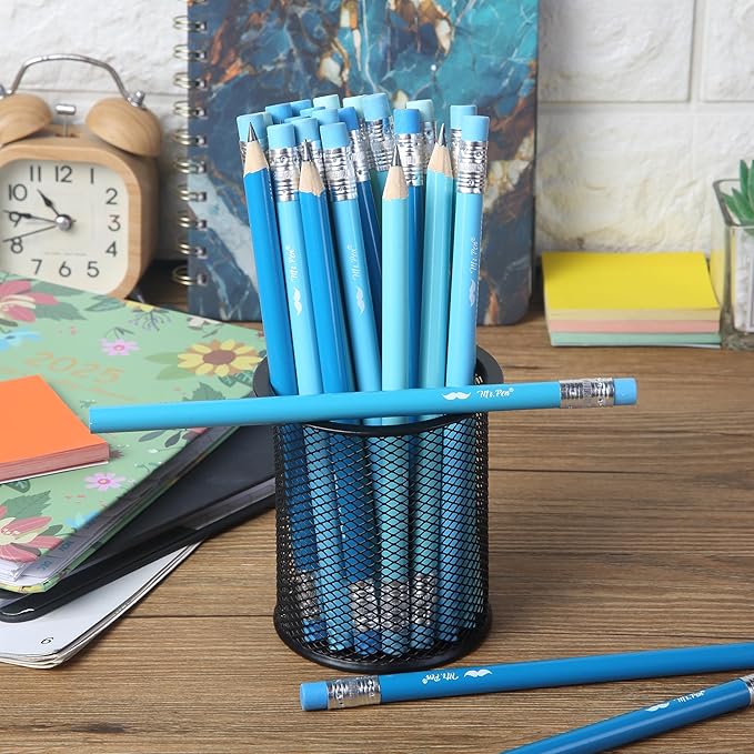 Mr. Pen- Jumbo Pencils, 30 Pack, Colorful Barrels, Smooth Black 2 HB Graphite Cores, Large Preschool Pencils, Smooth Writing Lead for Kindergarten, Kids and School Supplies