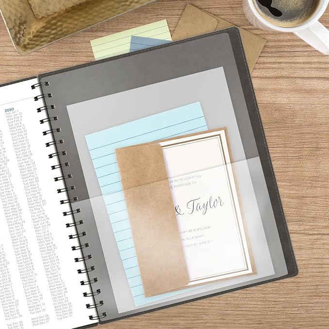 AT-A-GLANCE 2027 Planner, Weekly & Monthly, 13-Month Jan-Jan, 8.5" x 11", Signature, Gray (YP9050727)
