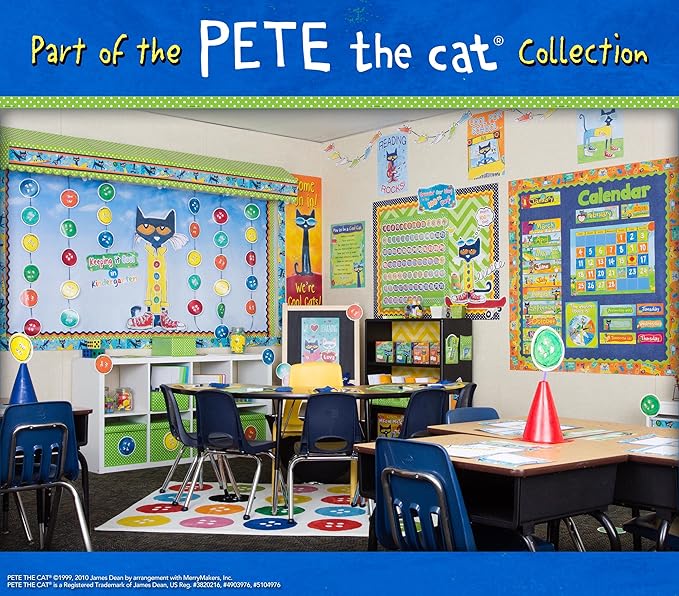 Edupress Pete The Cat Groovy Birthday Bookmark Awards (EP60327), Multi