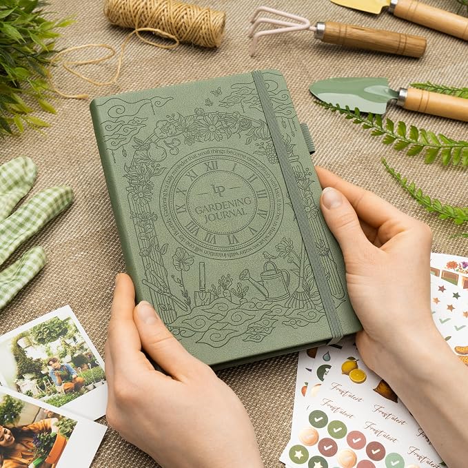 Legend Gardening Journal – 5-Year Garden Journal Planner & Log Book with Gardening Calendar & Plant Logs – Hardcover Garden Planner (Cypress)