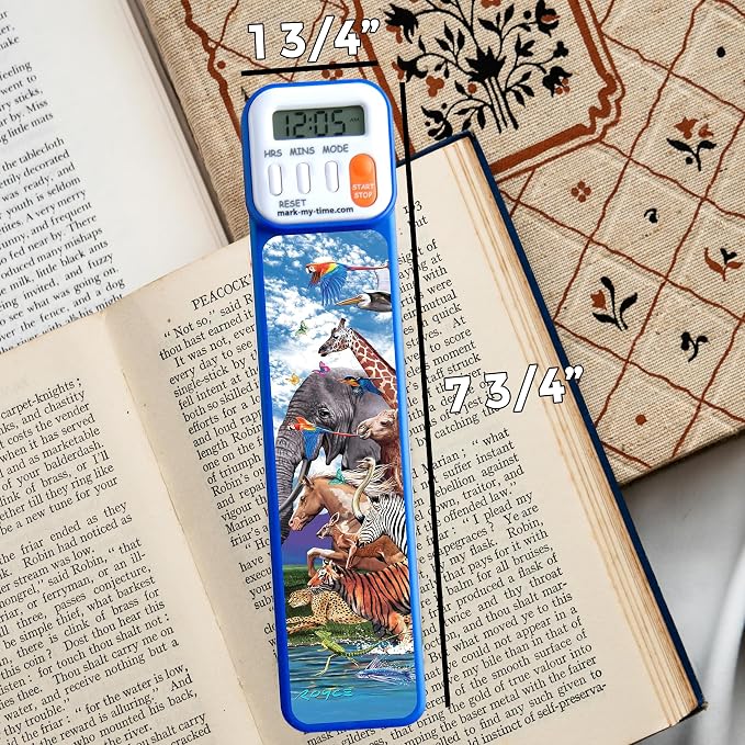 Mark-My-Time - Digital Bookmark - Mark My Time Reading Timer and Bookmark for Kids, Cool Bookmarks and Reading Incentives, Christmas Gift & Stocking Stuffer for Book Lovers - Migration