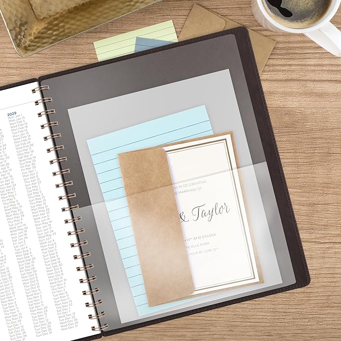 AT-A-GLANCE Planner 2026-2027 Weekly & Monthly Academic 13-Month July-July, 8-1/2" x 11", Signature, Brown (YP905A09)