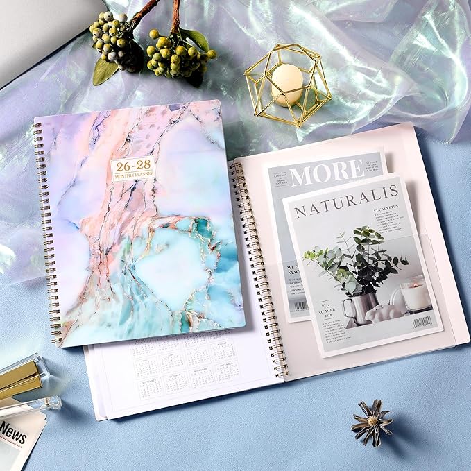 2026-2028 Monthly Planner - Monthly Planner 2026-2028 from Jul.2026 - Jun.2028, 2 Year Planners 8.5'' x 11'', 2-Year Calendar with Back Pocket, 24 Tabs