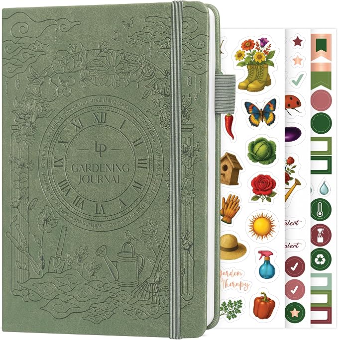 Legend Gardening Journal – 5-Year Garden Journal Planner & Log Book with Gardening Calendar & Plant Logs – Hardcover Garden Planner (Cypress)