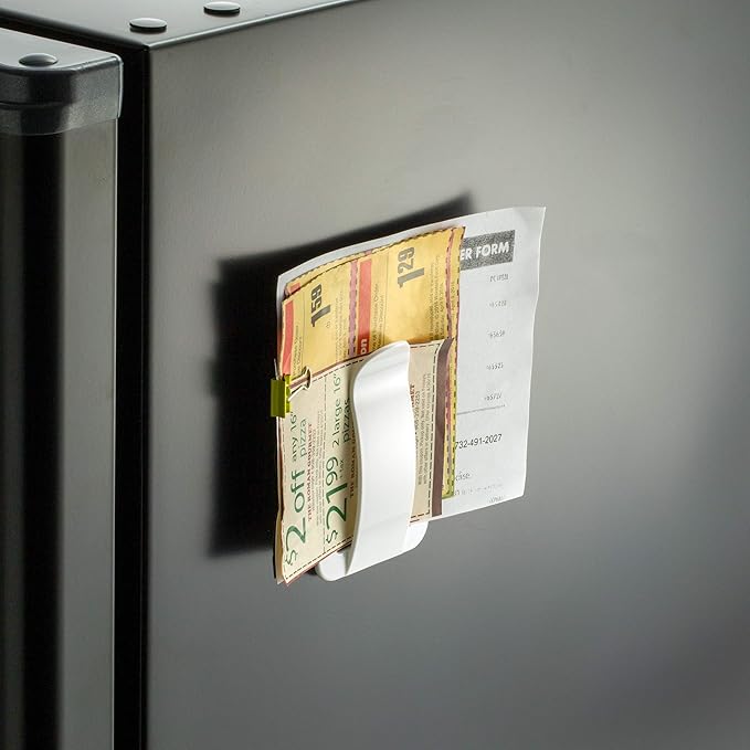 Officemate Magnet Plus Magnetic Envelope and Note Holder, White (92551)