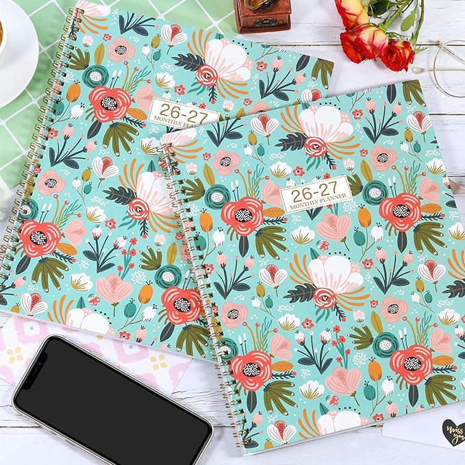 2026-2027 Monthly Planner - Monthly Planner from July 2026 to December 2027, 8.5" x 11", 12 Months Calendar Planners with Tabs, Inner Pocket