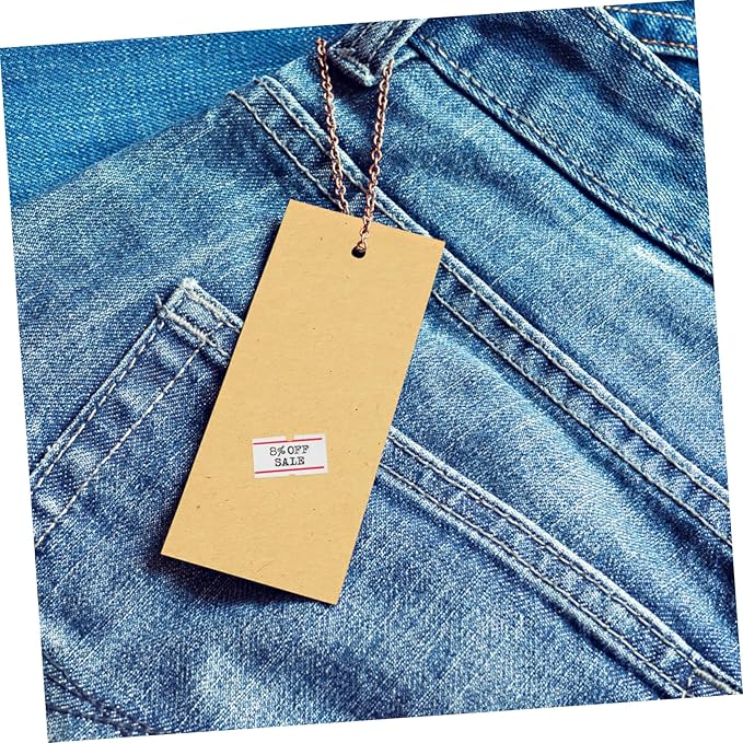 10 Rolls Sticker Tags Self-Adhesive Pricing Labels for Retail Stores Garage Sale Small Business