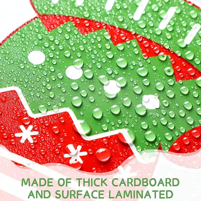 Containlol 68 Pcs Winter Bulletin Board Decorations DIY Snowman Cutouts Christmas Classroom Bulletin Board with Glue Xmas Decor for Classroom School Winter Theme Party Supplies