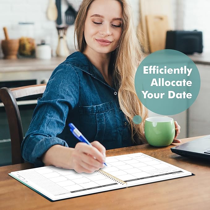 Monthly Planner 2025-2028, 2025 Calendar 36 Months Planner With Monthly Tabs, July 2025- June 2028, 8.5" x 11", 3 Years Academic Calendar Hard Cardboard Cover with Spiral Bound, Perfect for School & Office for Women & Men