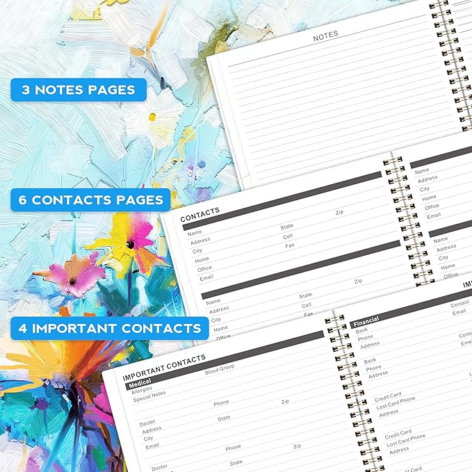 2026-2028 Monthly Planner/Calendar with Two-Side Pocket, July 2026 - June 2028, 9" x 11", 2 Year Monthly Planner 2026-2028, Flexible Cover, Perfect Organizer