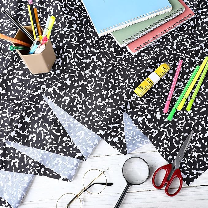 Mindsoft Bulletin Board Paper 48'' x 107'' Class Boards for Classroom Bulletin Boards Everyone is Welcome Classroom Board Decor Pillows Curtains Crafts(Composition,2 Pcs)