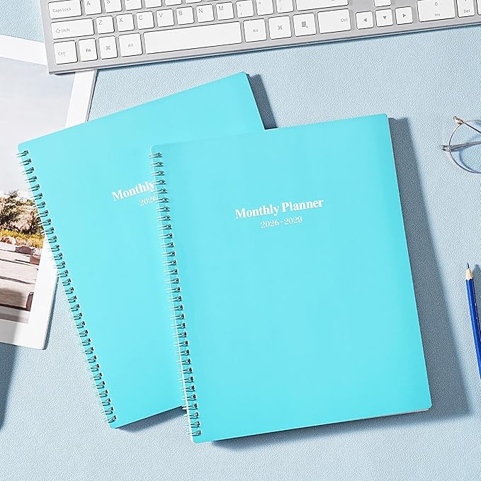 2026-2029 Monthly Planner/Calendar - 3 Year Monthly Planner 2026-2029, Jul. 2026 - Jun. 2029, 9'' x 11'', Calendar Planner with 36 Months Tabs, Double-Side, Holidays - Green