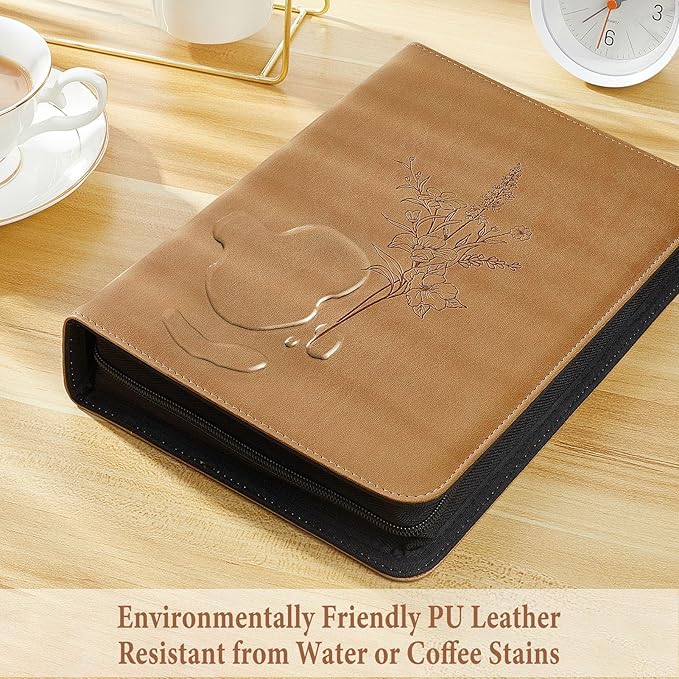 Bible Cover Case for Women and Men, PU Leather Bible Bag Bible Study Supplies Accessories with Detachable Wrist Strap