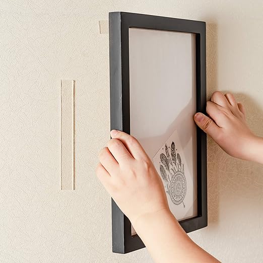 BRAVESHINE 9.8FT Sticky-Back Wall Tape - Double Sided Nano Tape - Self Adhesive Mounting Tape - Washable Picture Hanging Fasteners for Home Office Use