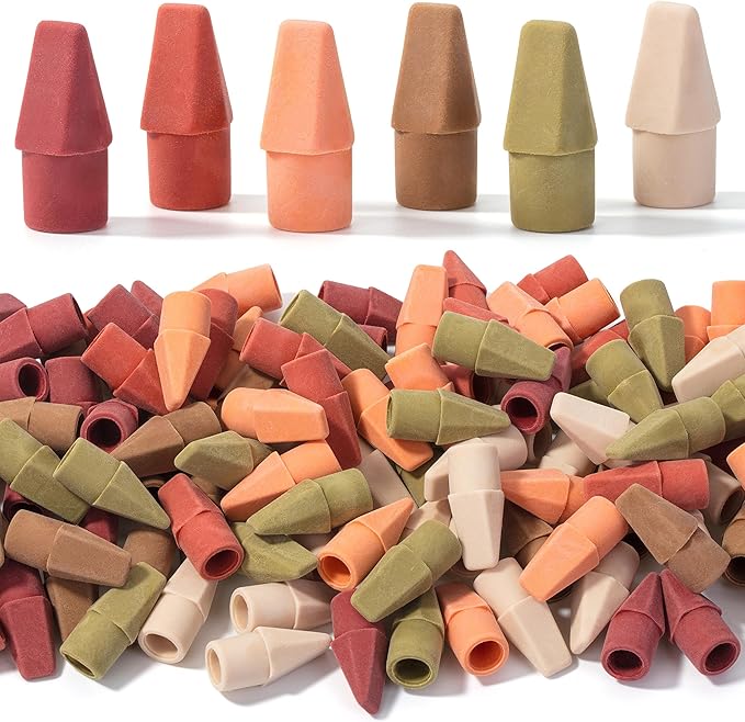 Mr. Pen- Pencil Erasers Toppers, 120 Pack, Colorful, Latex Free, No Smudge, Mr Pen Erasers for Pencils