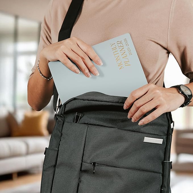 Beautiful 2025-2026 Monthly Planner and Calendar Book - To Do List Notebook That Easily Organizes Your Tasks to Boost Productivity - Runs From January 2025 Until December 2026