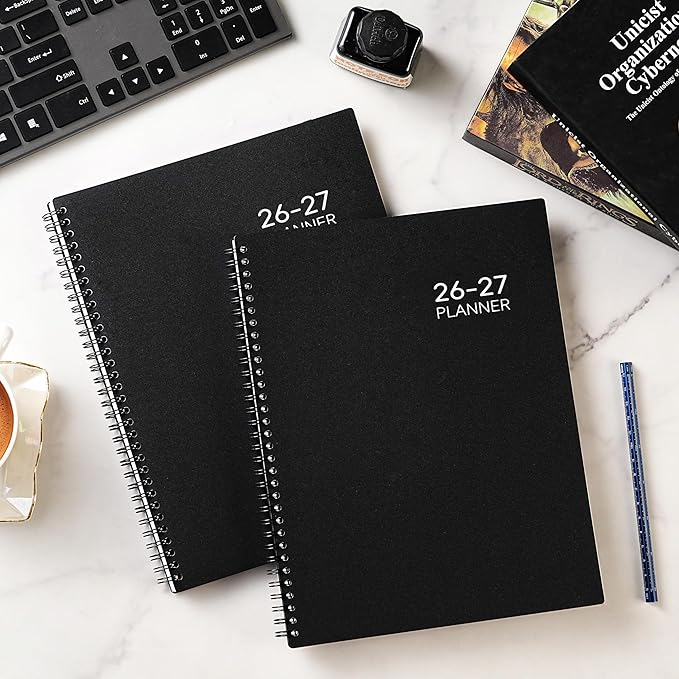 Planner 2026-2027, Academic Planner2026-2027 - 2026-2027 Weekly and Monthly Planner, A4(9" x 11"), July 2026 - June 2027, Storage Pocket, Daily Agenda Book, College Organizer Notebook, Teacher Student Planning Book with Tabs, Enterprise