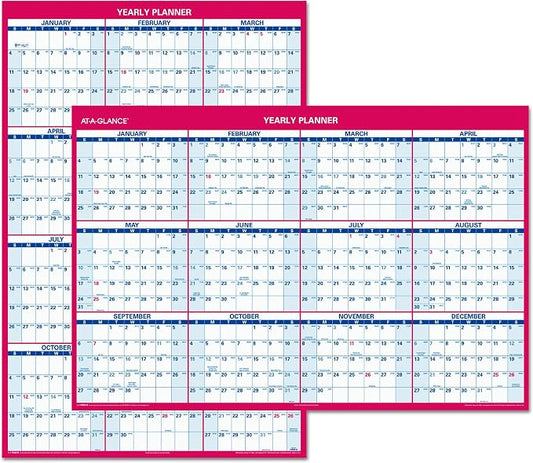 AT-A-GLANCE Vertical/Horizontal Wall Planner, 48 x 32 Inches, White and Cream, 2011 (PM326-28)