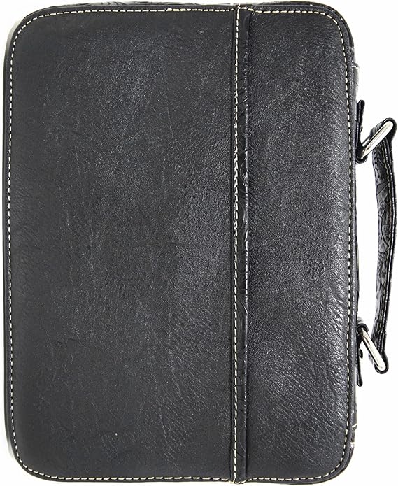 Western Style Embroidered Verse Scripture Bible Cover Book Bibles Carrying Case for Women Extra Strap Purse Messenger Bag