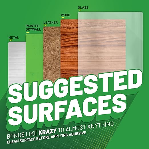 Krazy Tape Clear Bond Double Sided Mounting Tape, 1"x2", Pack of 24 Pre-Cut Pieces, Easy Lift Transparent Adhesive Strips for Glass, Leather, Metal, Drywall & Wood Surfaces, Indoor & Outdoor Use