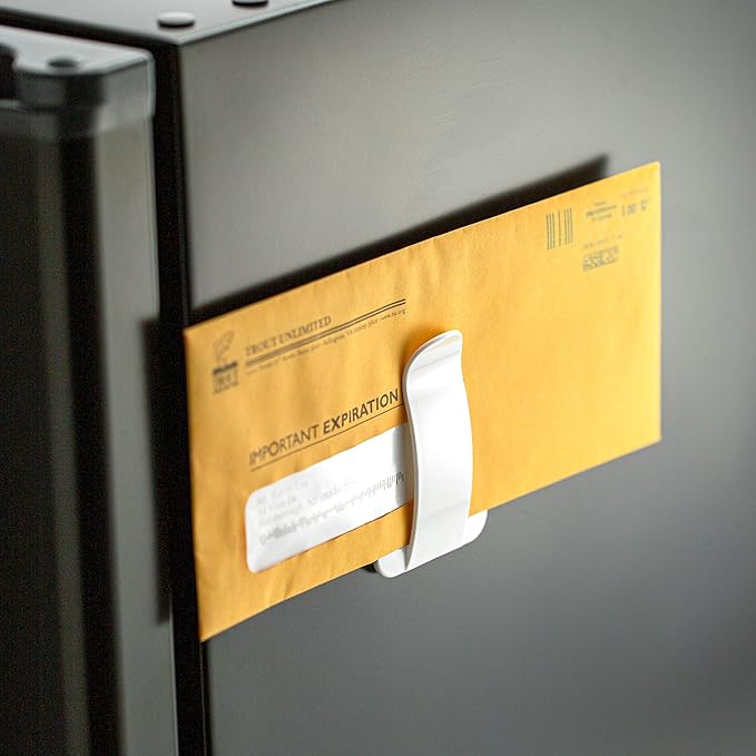 Officemate Magnet Plus Magnetic Envelope and Note Holder, White (92551)
