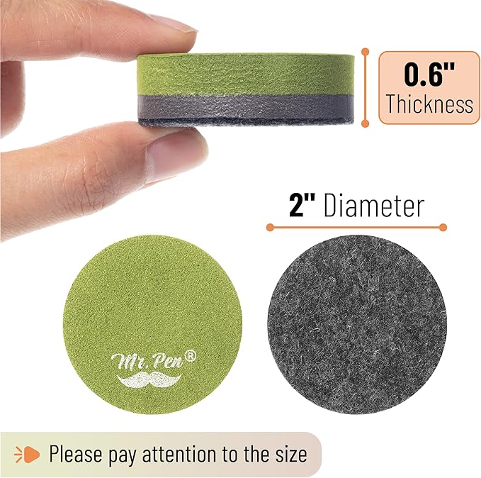 Mr. Pen- Round Magnetic Dry Erase Erasers, 24 Pack, Colorful Small Magnetic Whiteboard Dry Erase Erasers Bulk for Kids, Teachers, Students and Classroom Supplies