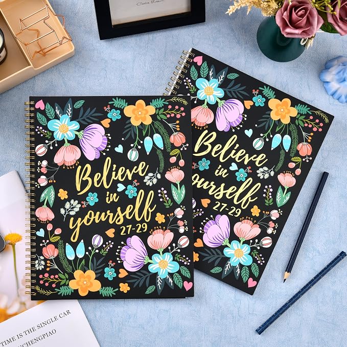 Monthly Planner 2027-2029 - 3 Year Planner 2027-2029, Jan. 2027 - Dec. 2029, 9" X 11", 3 Year Calendar 2027-2028-2029 Monthly Planner with 36-Month Tabs, Inner Pocket