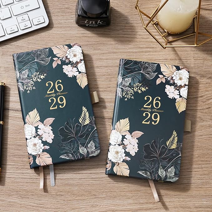 2026-2029 Monthly Pocket Planner/Calendar - JUL 2026 - JUN 2029(36 Months), 3 Year Monthly Planner 2026-2029, 6.4" x 3.8", 2 Bookmarks, Inner Pocket, Pen Holder, Perfect Organizer