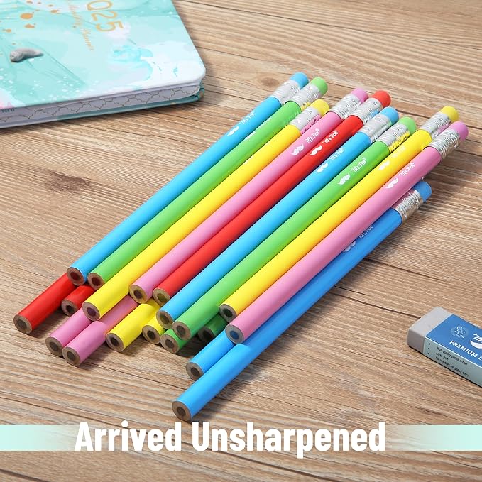 Mr. Pen- Jumbo Pencils, 30 Pack, Colorful Barrels, Smooth Black 2 HB Graphite Cores, Large Preschool Pencils, Smooth Writing Lead for Kindergarten, Kids and School Supplies