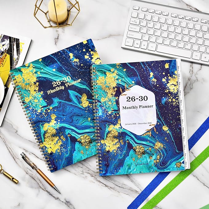 Monthly Planner/Calendar 2026-2030 - 5 Year Monthly Planner 2026-2030 from January 2026 - December 2030, 9" x 11", 2026-2030 Calendar Planner with Tabs