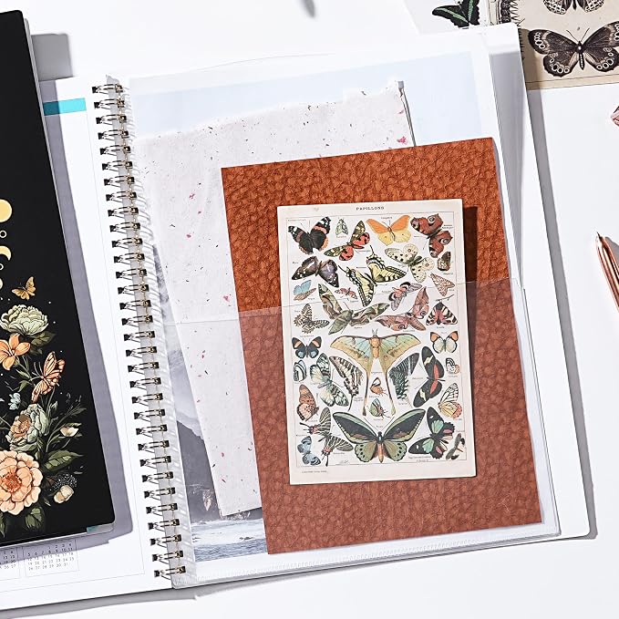 Pinchoco Monthly Planner 2026-2027, Jul 2026 - Dec 2027 Planner, 18 Month Calendar with Tabs, Perforated Page, and Back Pocket, 8.5" x 11", Planner 2026-2027 for Home School Office