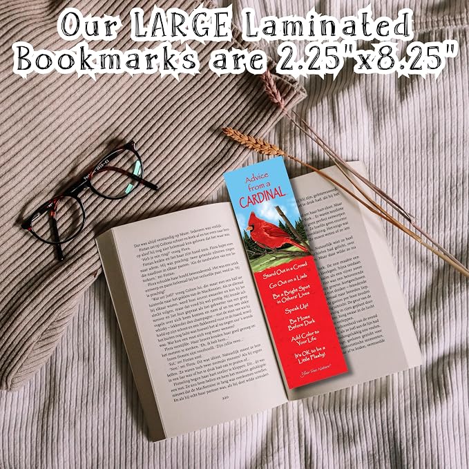 Advice 3 Bookmark Up on Shore Set, Laminated with Glossy Finish, Recycled Paper, Sand Dollar, Seashell, Wave (AMBM-UPSHORE)
