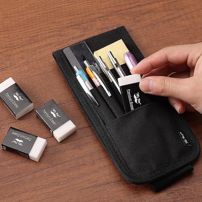 Mr. Pen- White Pencil Eraser, 8 Pack, Large Latex Free Block Erasers for School, Office, Art Sketching, Homework, Exams, Clean Smudge-Free Correction