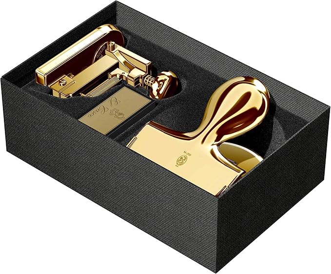 El Casco Stapler & Hole Punch 23K Gold SET-7L