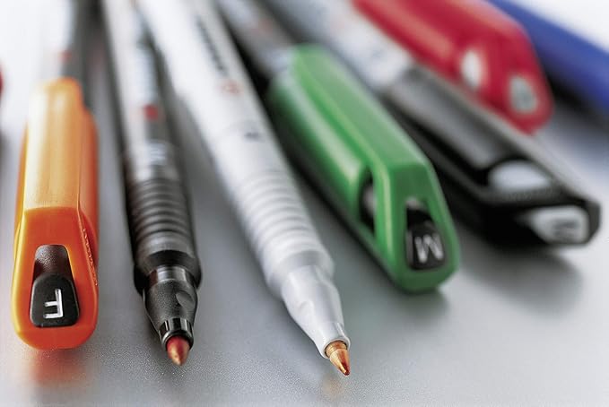 STABILO Pen for Overhead Projection OHPen universal - Permanent Fine - Pack of 8 - Assorted Colors