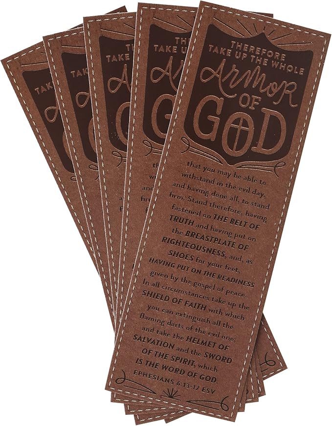 Salt & Light, Ephesians 6:13-17 Armor of God Bookmarks, 2 x 6 inches, 25 Bookmarks